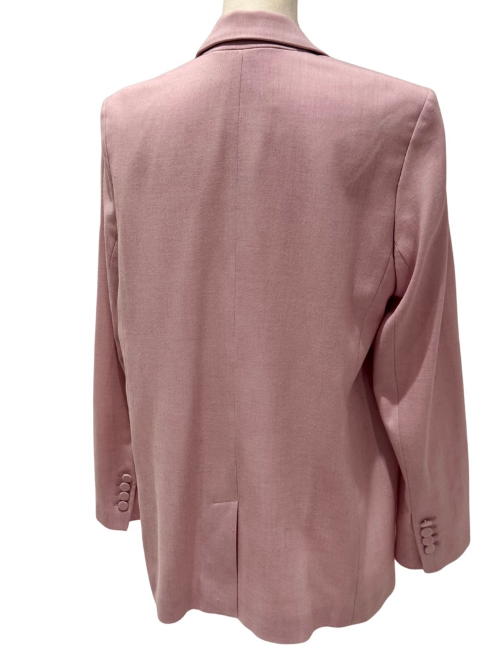 Express Double-Breasted Blazer in Pale Pink (L) - Picture 11 of 13